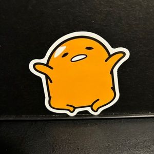 ORANGE BLOB CREATURE STICKER